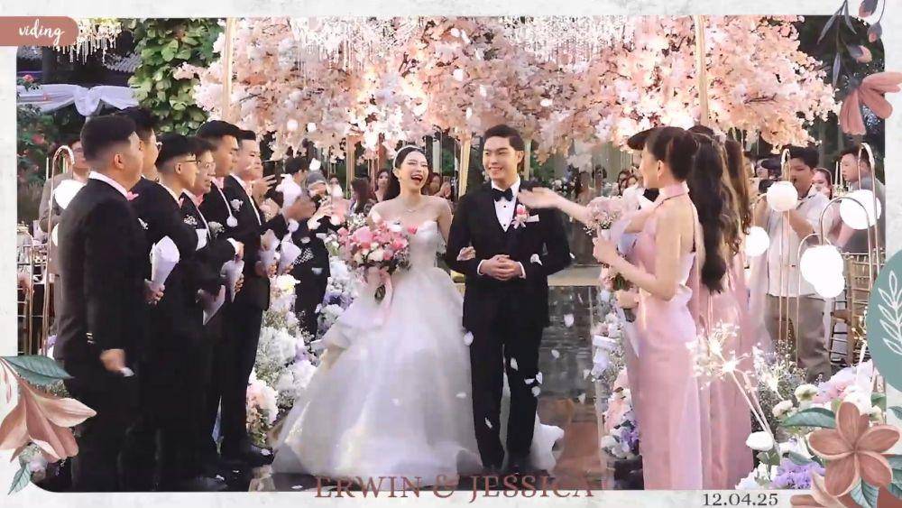 Resepsi Jessica Jane dan Erwin Phang (YouTube/Jessica Jane)