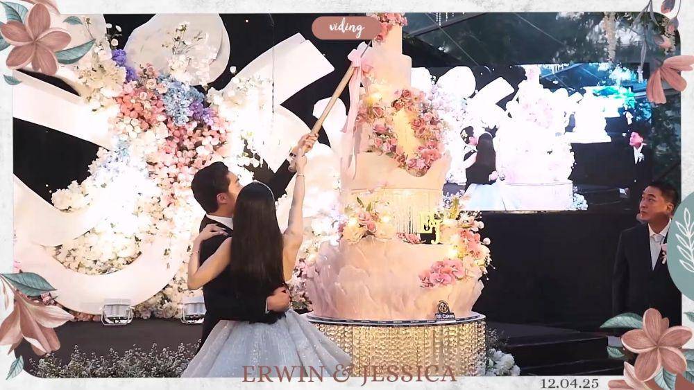 Resepsi Jessica Jane dan Erwin Phang (YouTube/Jessica Jane)