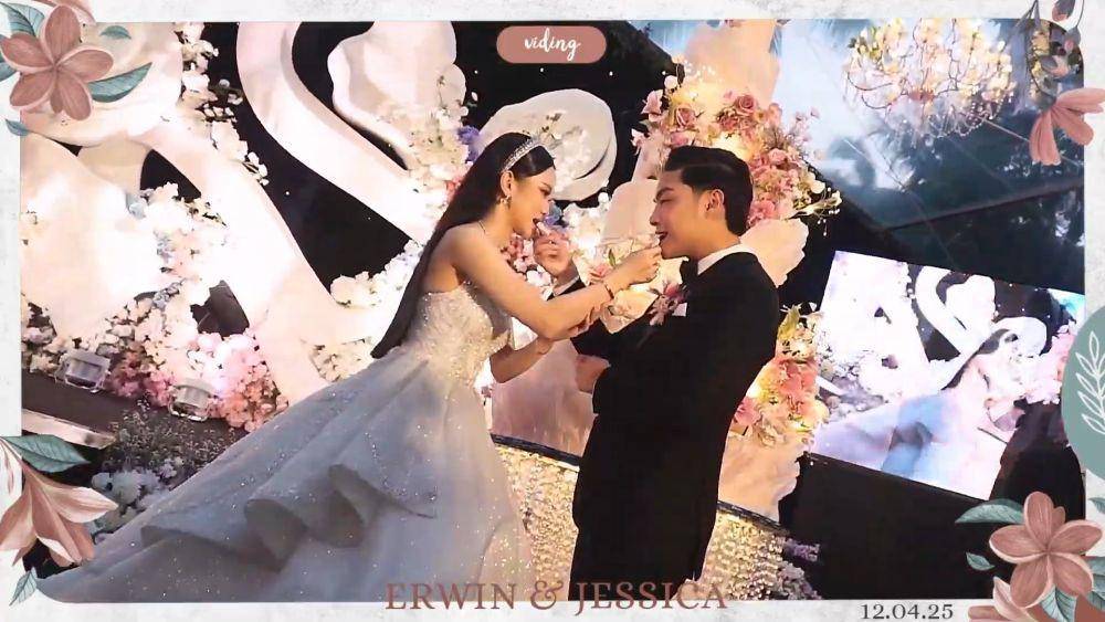 Resepsi Jessica Jane dan Erwin Phang (YouTube/Jessica Jane)