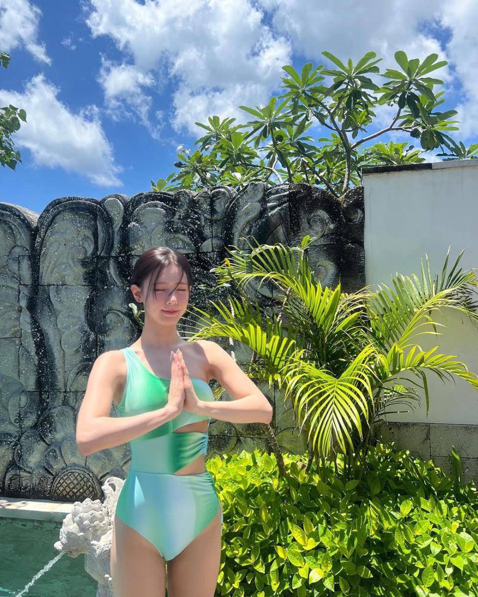 potret Miyeon (G)I-DLE liburan di Bali (instagram.com/noodle.zip)
