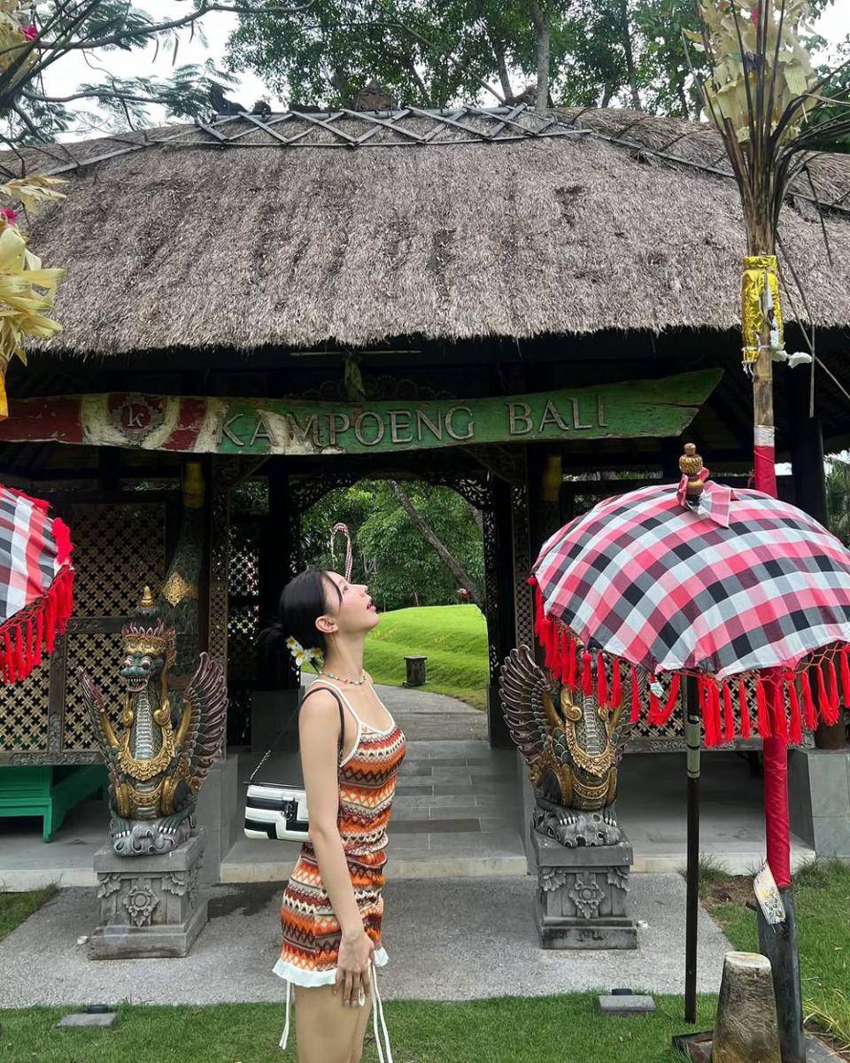 potret Miyeon (G)I-DLE liburan di Bali (instagram.com/noodle.zip)