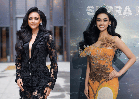 7 Potret Kunjungan Miss Supranational 2024 Harashta Haifa ke Kamboja