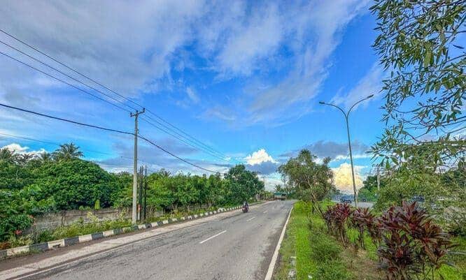Jalan Noerdin Pandji Palembang (Dok: istimewa)