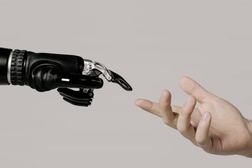 ilustrasi hubungan manusia dengan AI (pexels.com/cottonbro studio)