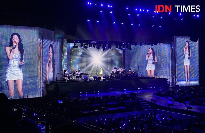 Taeyeon Senang Banyak Fans Hadiri Konsernya, Puji Gemerlap Lightstick!