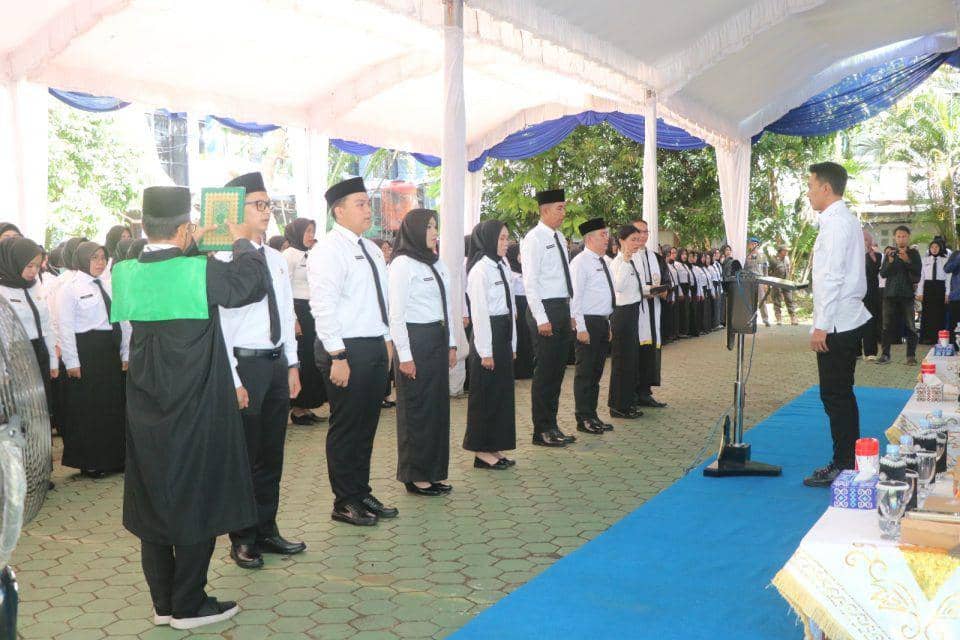 Pelantikan CPNS dan PPPK lingkup Pemkab Banjar pada Kamis 10 April 2025. foto-dok/istimewa