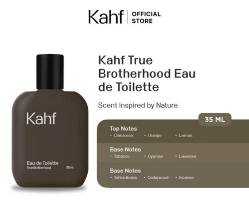 Kahf True Brotherhood Eau De Toilette (www.tokopedia.com/kahfofficial)