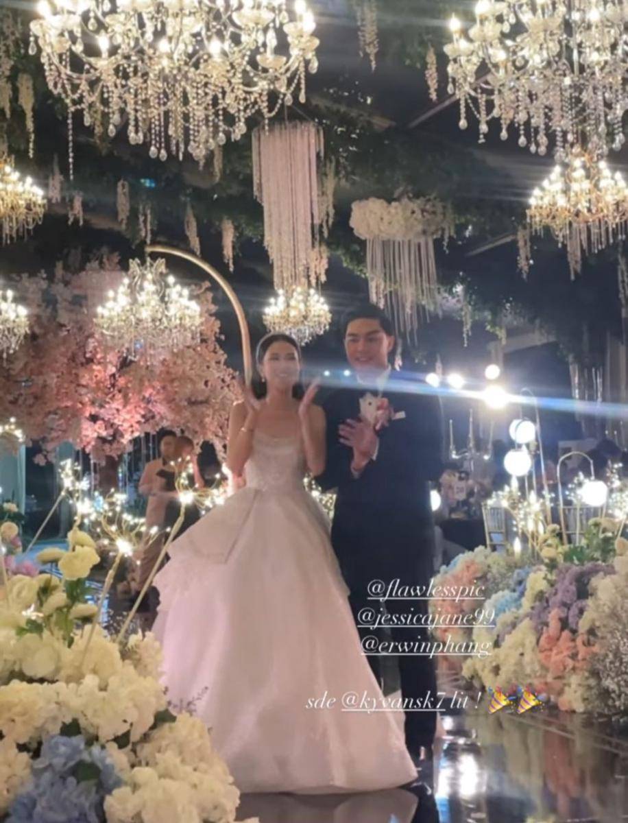 Resepsi pernikahan Jessica Jane (instagram.com/lens.ofvows)