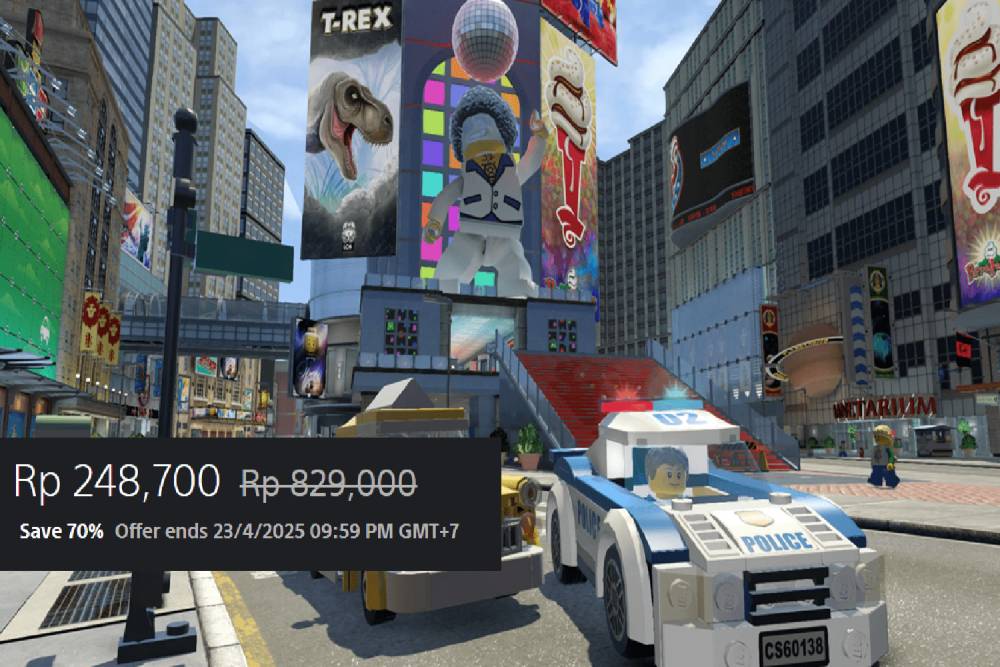 cuplikan game balapan LEGO terbaru (dok. 2K/LEGO 2K Drive)
