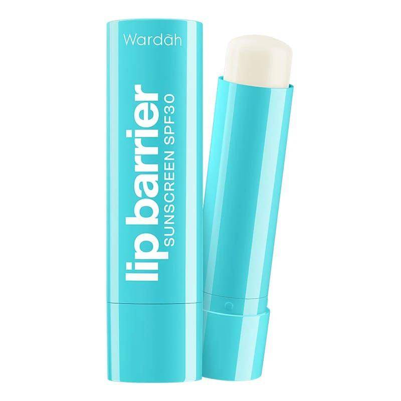 rekomendasi lip balm spf merek lokal (watsons.co.id/Wardah Lip Barrier Sunscreen)