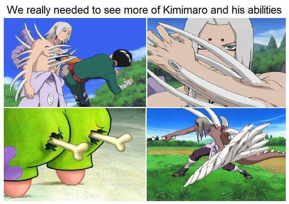 meme Kimimaro dari Naruto (reddit.com/user/Explodingpuppet)