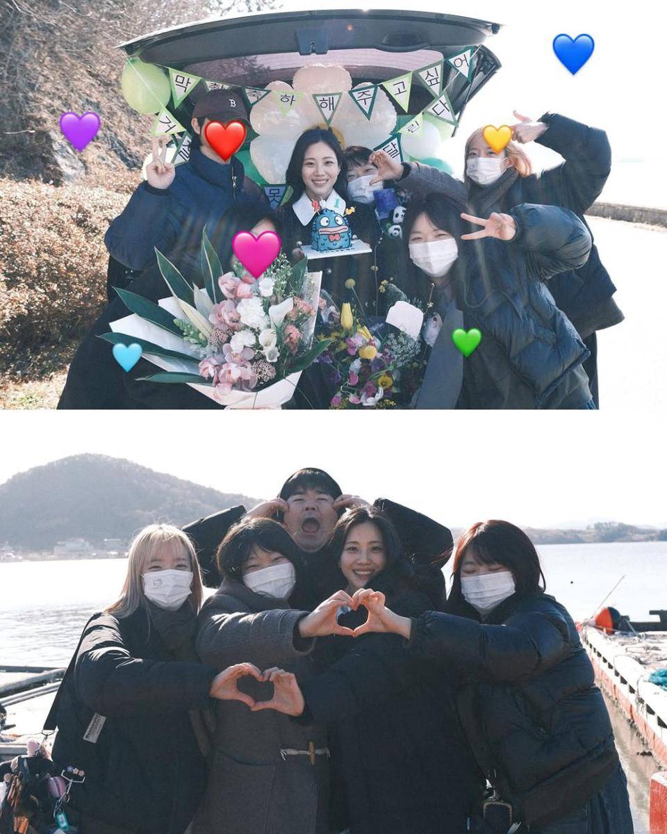 potret syuting terakhir drama Buried Hearts (instagram.com/hwanywayeon)