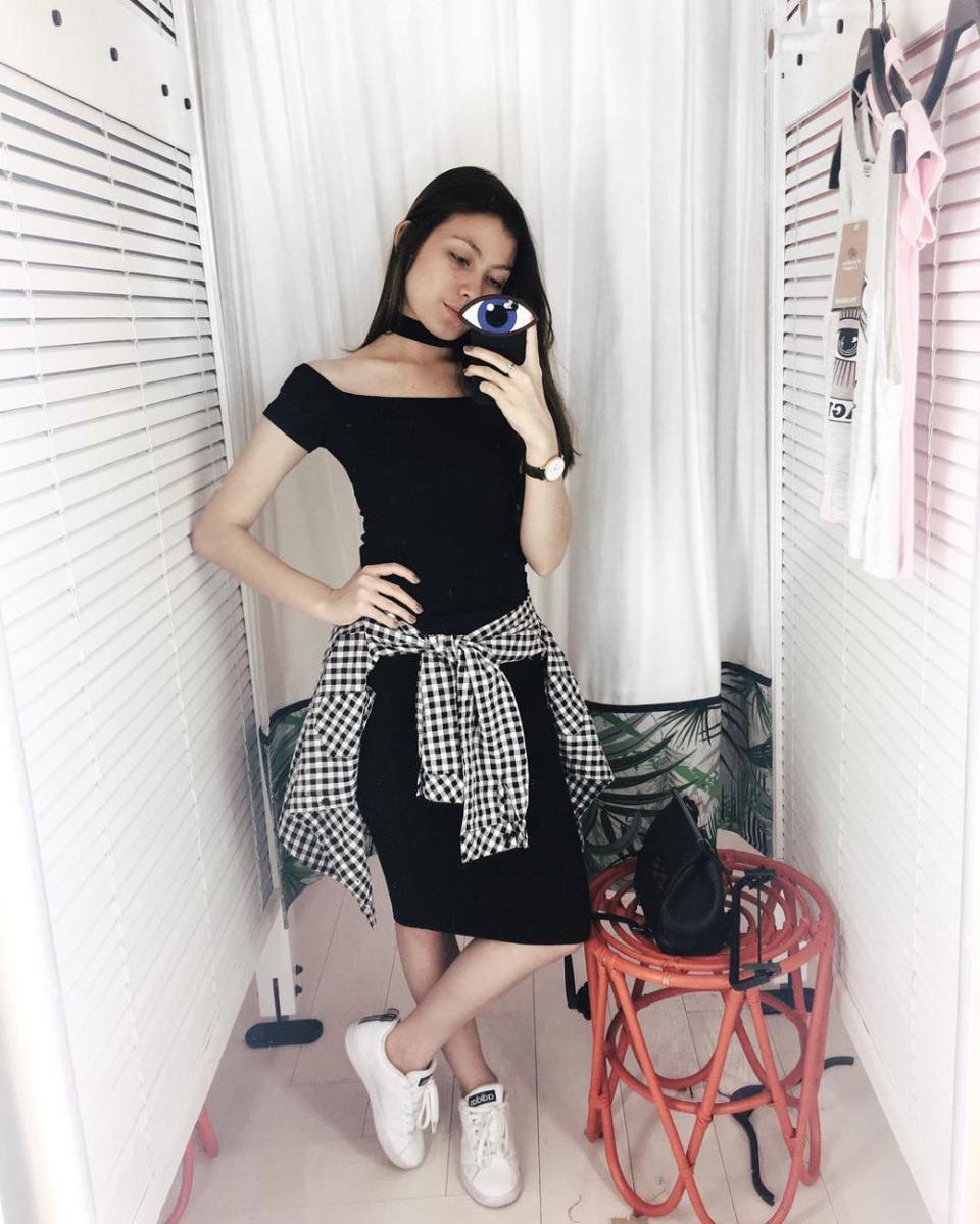 referensi outfit kencan pertama ala Haviza Devi Anjani (instagram.com/havizadevianjani)