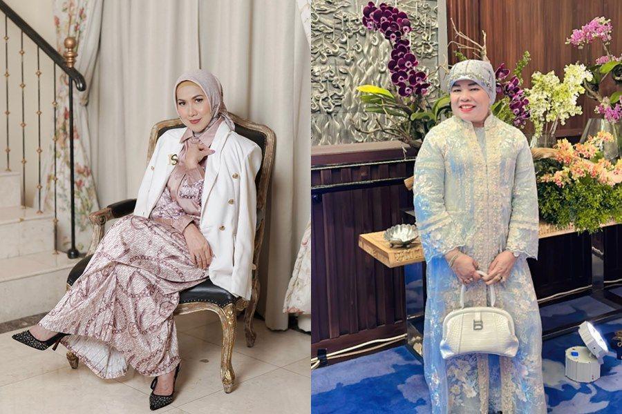 10 Adu Gaya Venna Melinda Vs. Ibu Fuji, Elegan sampai Nyentrik