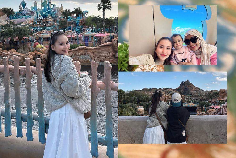 7 Potret Ayu Ting Ting Jalan-jalan ke Disneysea Tokyo, Happy!