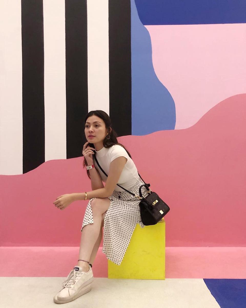 referensi outfit kencan pertama ala Haviza Devi Anjani (instagram.com/havizadevianjani)