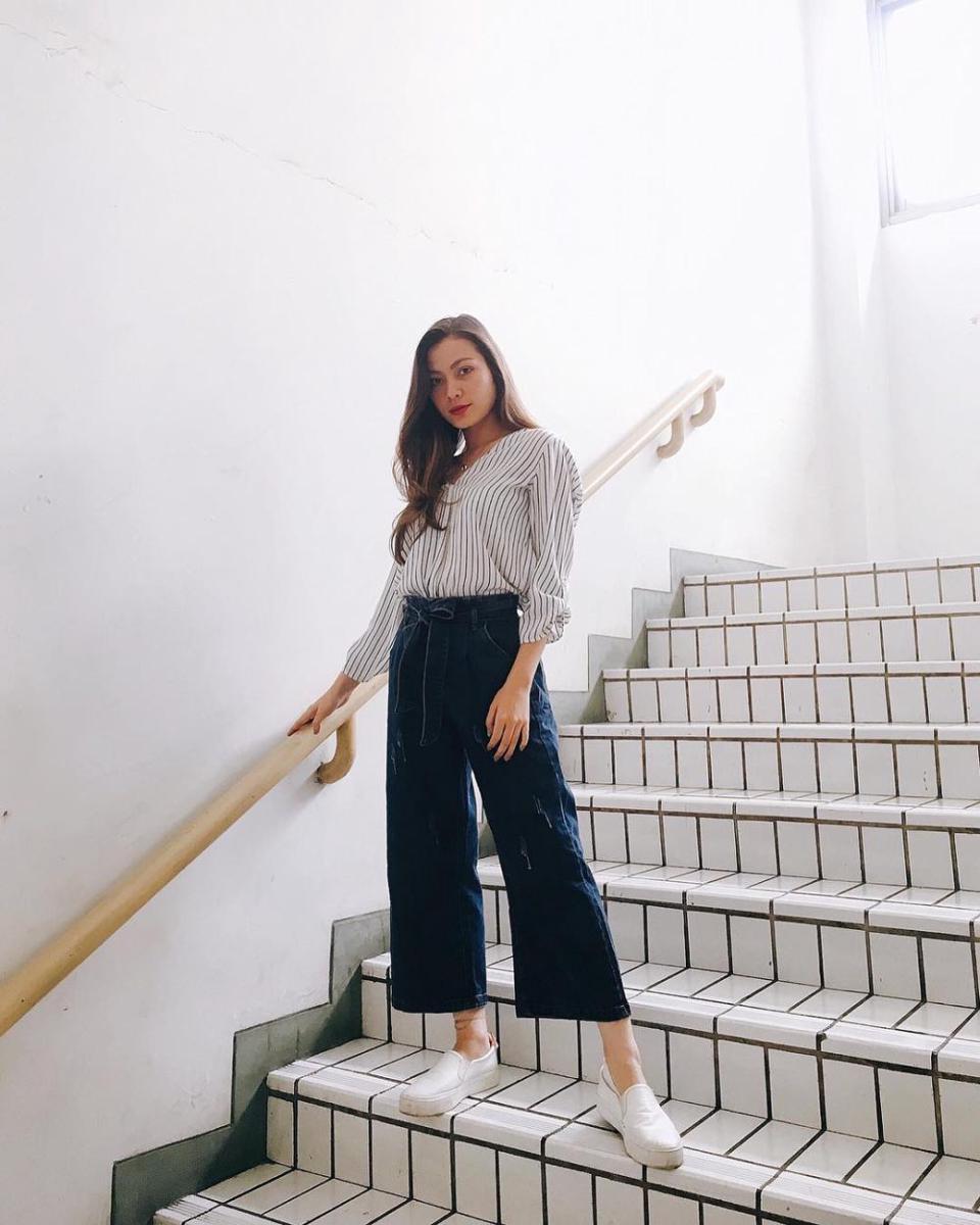 referensi outfit kencan pertama ala Haviza Devi Anjani (instagram.com/havizadevianjani)