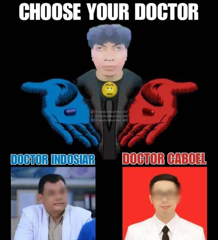 meme dokter viral (instagram.com/randomkonten.id0)