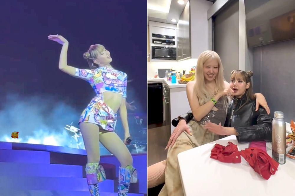 9 Potret Rose BLACKPINK Nonton Coachella 2025, Support Lisa