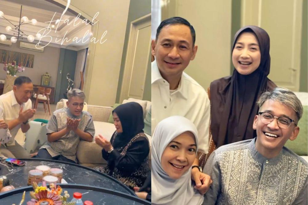 7 Potret Ruben Onsu Halal Bihalal 2025 di Rumah Desy Ratnasari