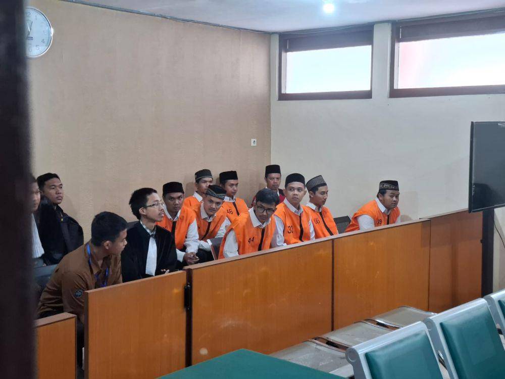 Sidang kasua pabrik narkoba di PN Kota Malang. (IDN Times/Rizal Adhi Pratama)