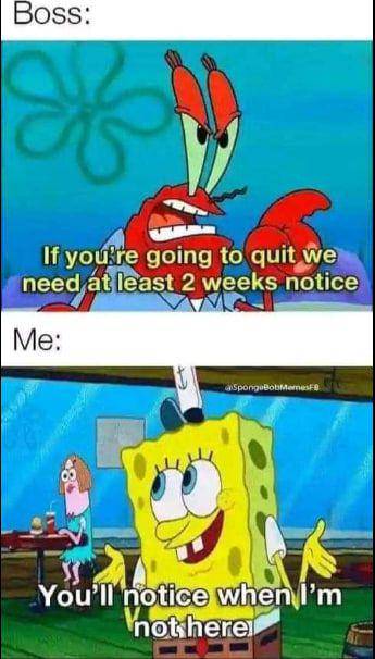 meme SpongeBob tentang curahan hati karyawan (reddit.com/user/OceaanBreezeGirl)