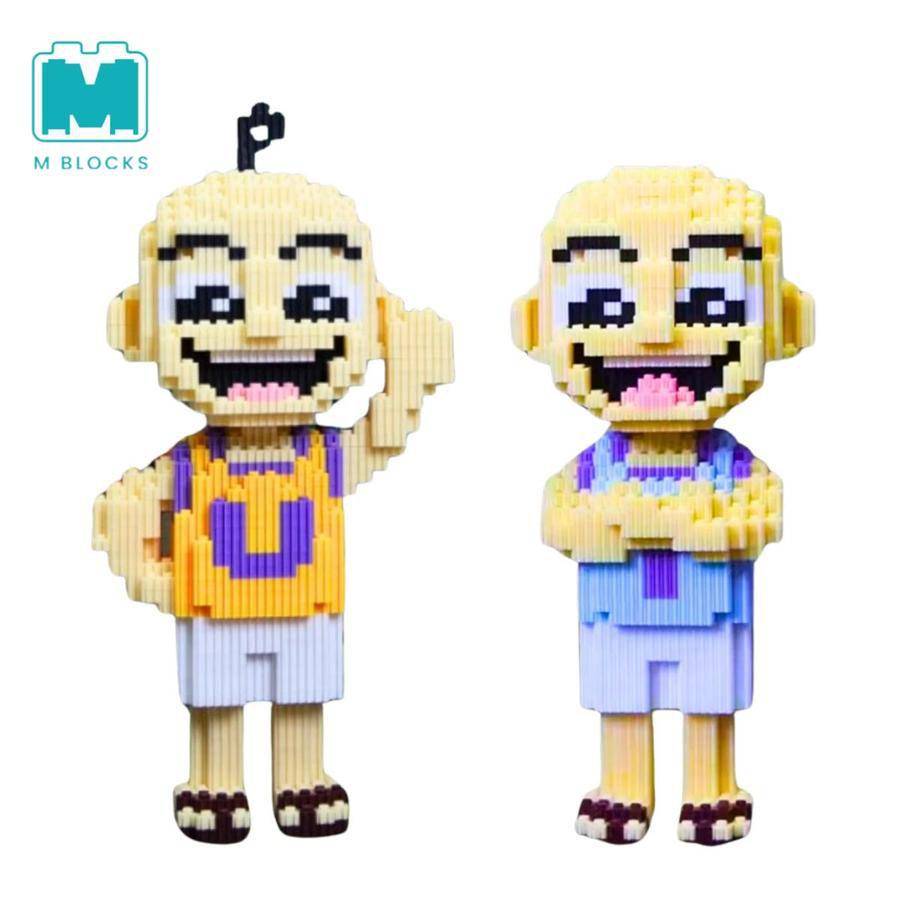 Nano Blocks Upin Ipin 3D Model. (tokopedia.com/M blocks)