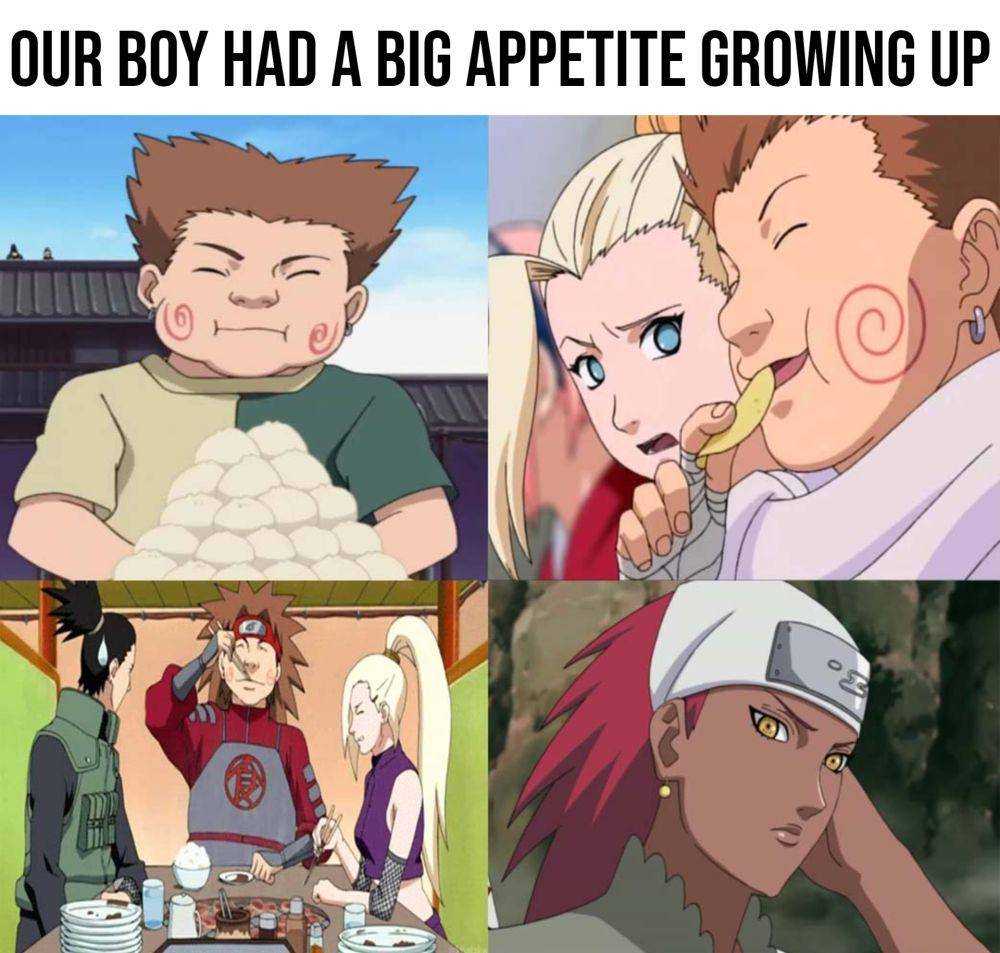 meme Choji Akimichi (reddit.com/user/SpongeGirlWetPants)