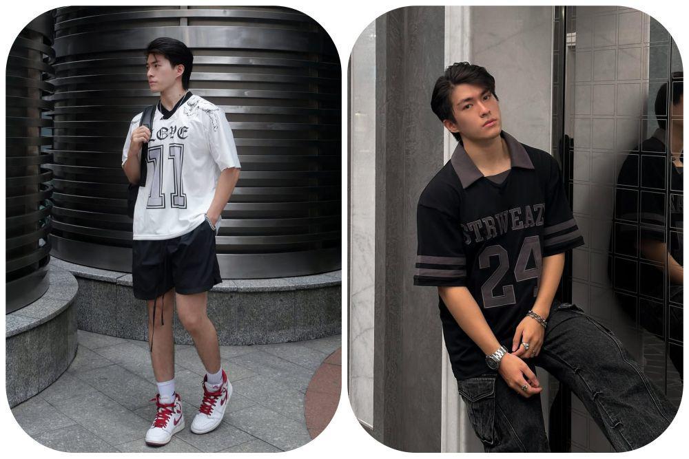 7 Ide OOTD Cowok dengan Jersey Shirt, Casual Sporty Look!