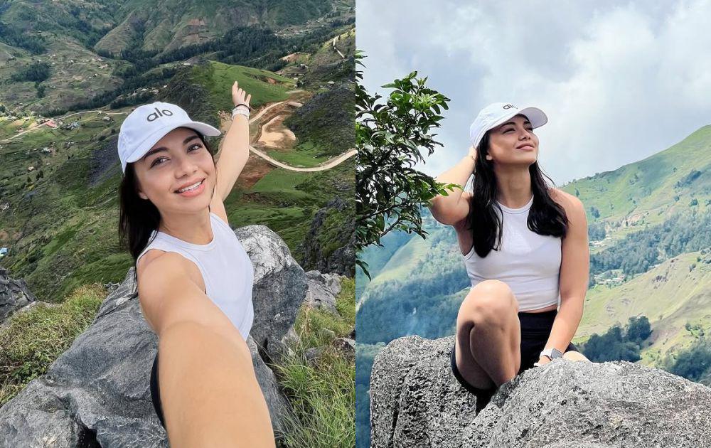 7 Potret Angela Gilsha Eksplorasi Alam Timor Leste, Menakjubkan!