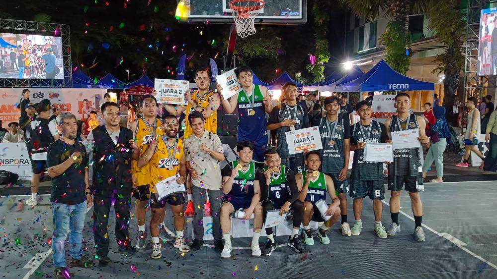Makassar 3x3 Basketball Championship digelar di Public Plaza Mal Ratu Indah Makassar, 10 hingga 13 April 2025. (Dok. Istimewa)