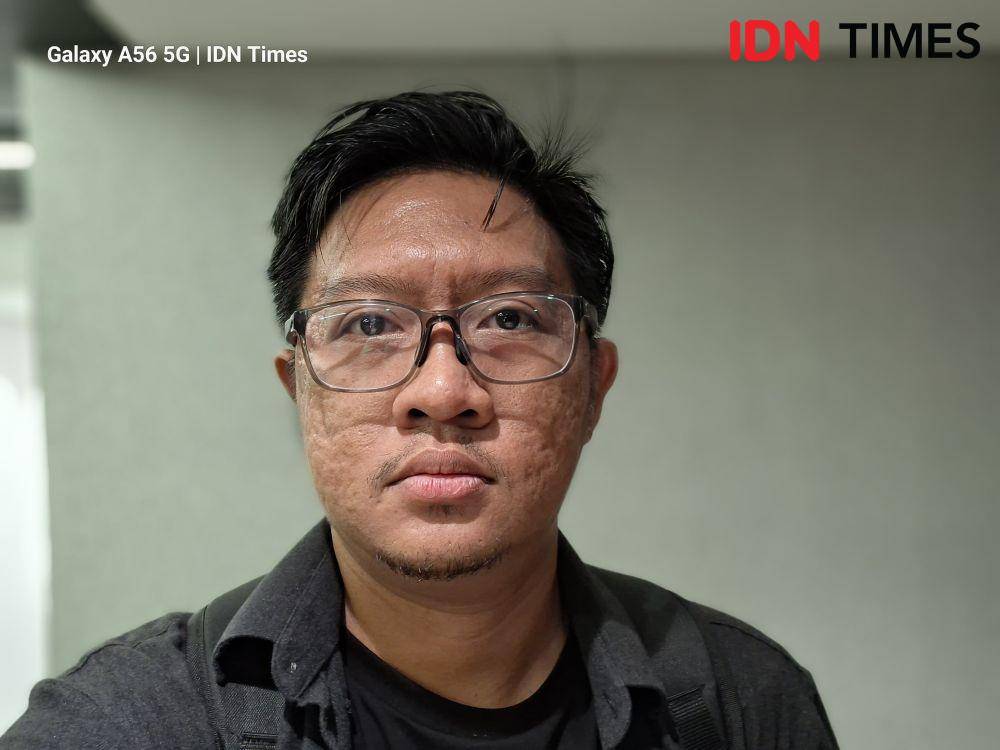 hasil kamera depan Samsung Galaxy A56 5G (IDN Times/Fatkhur Rozi)