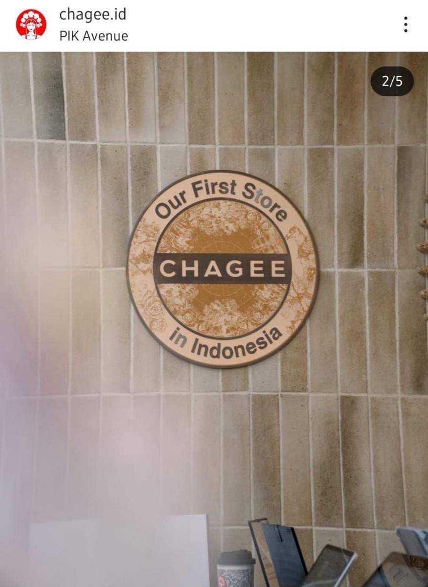 Potret minuman CHAGEE (instagram.com/chagee.id)