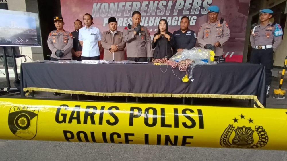 Pelaku Kasus Balon Udara Petasan Rusak Rumah di Tulungagung Ditangkap