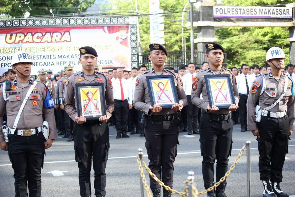 Tiga Polisi di Makassar Dipecat, Ada yang Terlibat Jaringan Narkoba