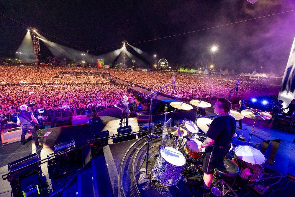 Green Day di Coachella 2025 (instagram.com/greenday/paranoidtrooper)