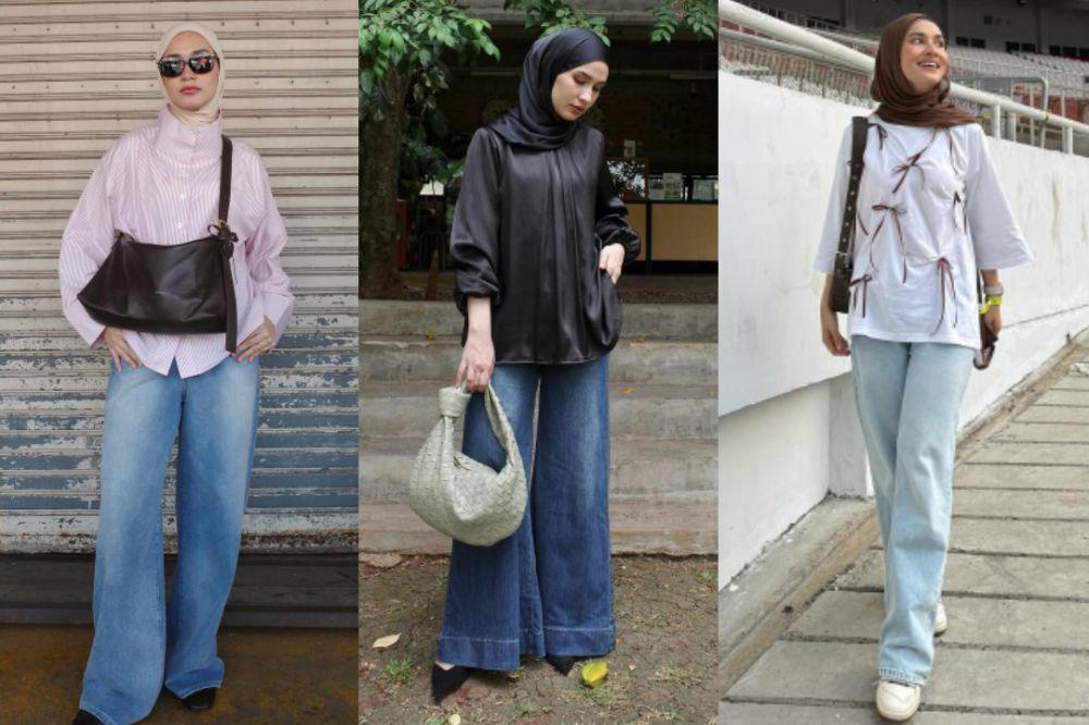 9 Inspirasi Outfit Paduan Celana Jeans ala Dwi Handayani, Kece!