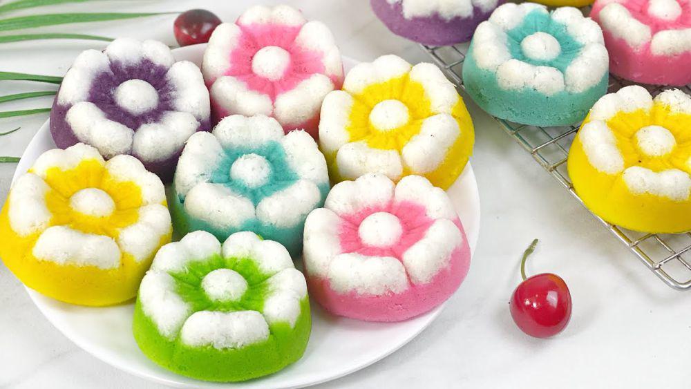 Resep Putu Ayu Pelangi yang Rasa Manisnya Bikin Terpikat