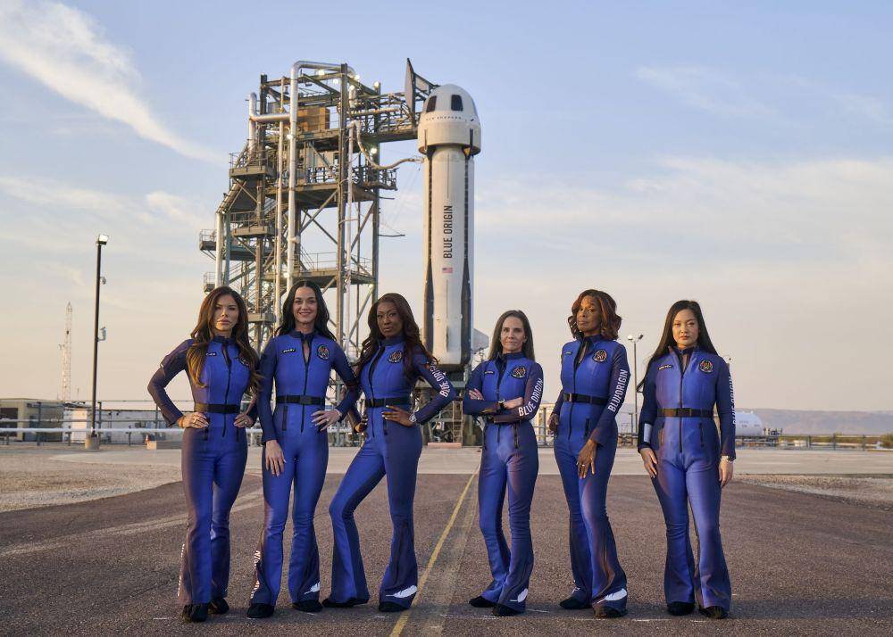 Katy Perry ke luar angkasa (x.com/blueorigin)