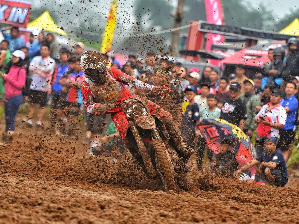 CRF Tetap Melesat Raih Podium di Kejurnas Motocross Wonosobo