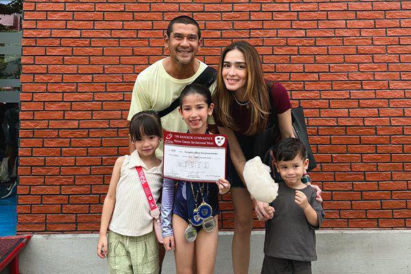 7 Potret Anak Yasmine Wildblood Lomba Gymnastic, Dapat 4 Medali