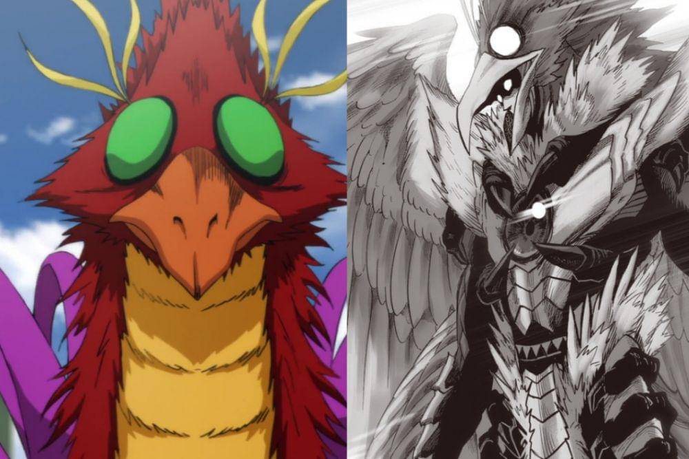 Cuplikan karakter Phoenix Man di semesta One Punch Man (dok. J.C.Staff/One Punch Man| dok. Shueisha/ One Punch Man)