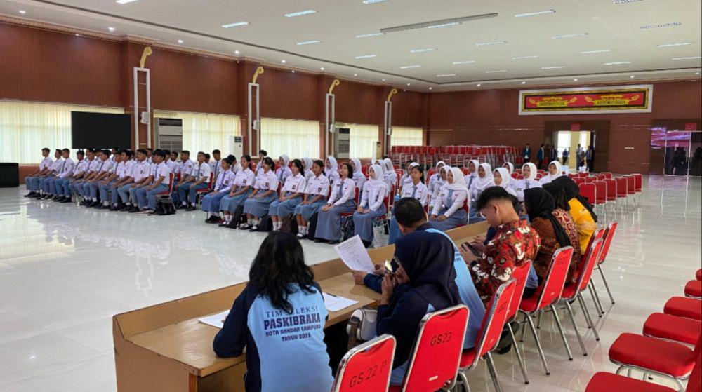 221 Pelajar Ikuti Seleksi Paskibraka 2025 Bandar Lampung