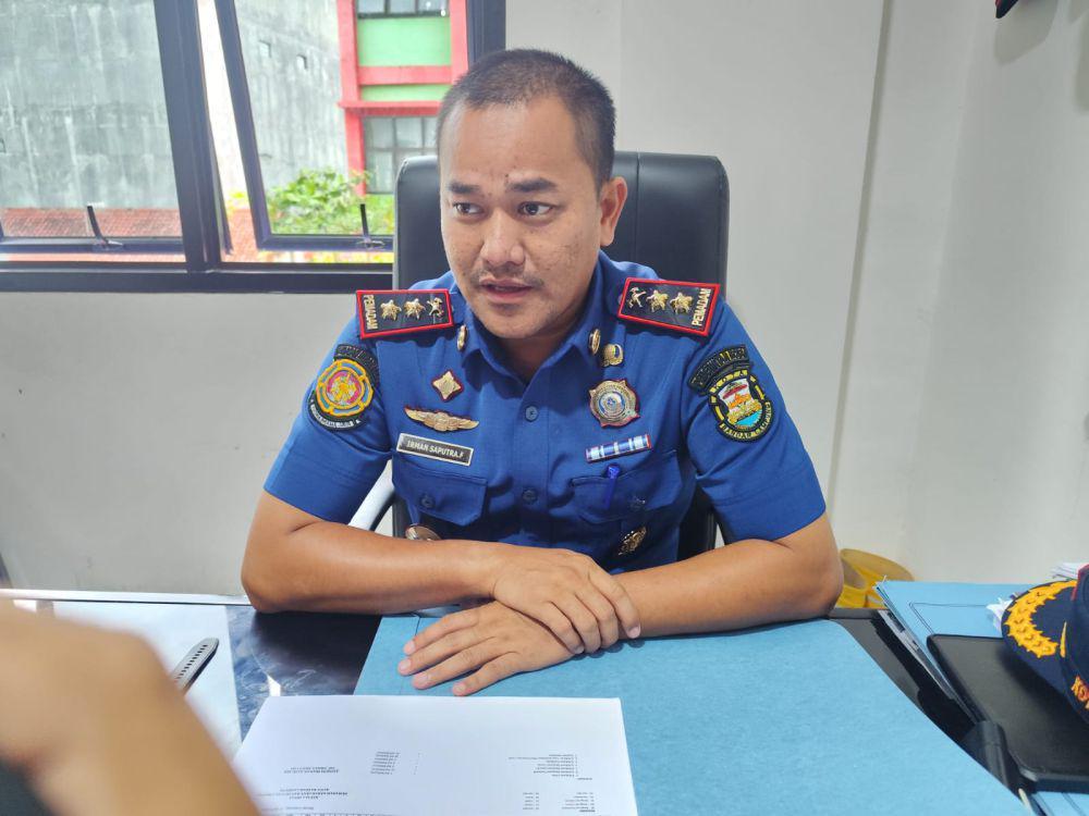 Kabid Pemadaman Damkarmat Bandar Lampung, Irman Saputra. (IDN Times/Muhaimin)