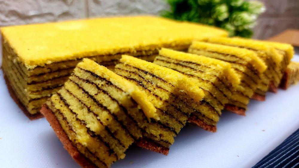 Resep Lapis Legit Kukus 4 Telur yang Hasilnya Lembut dan Wangi