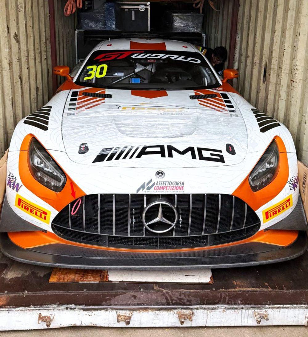 45 Kontainer Logistik GT World Challenge Asia Dikirim ke Mandalika