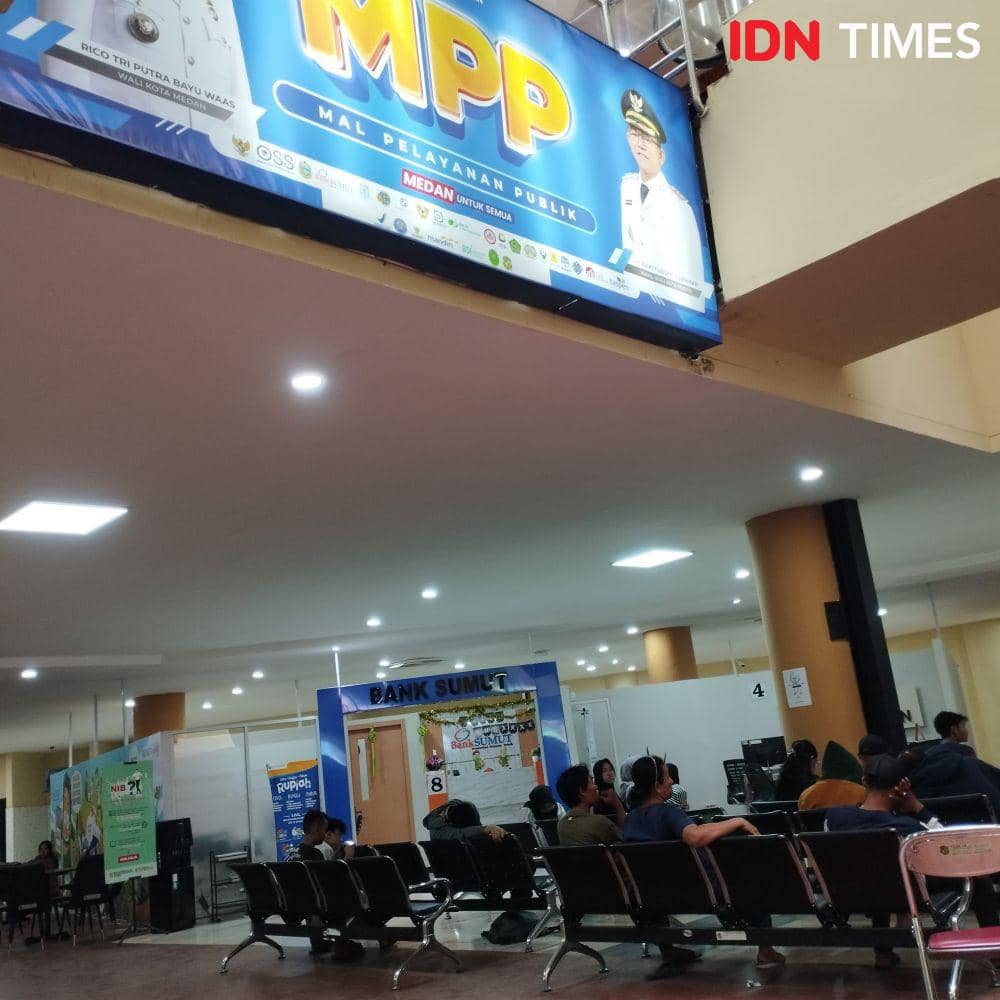 Mal Pelayanan Publik (MPP) menjadi fasilitas bagi warga Medan untuk mengurus berbagai administrasi dalam satu tempat (dok.Riati Laia)