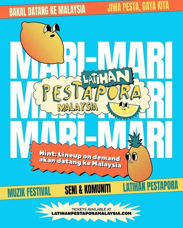 Latihan Pestapora akan digelar perdana di Malaysia (Instagram.com/latihanpestapora.my)