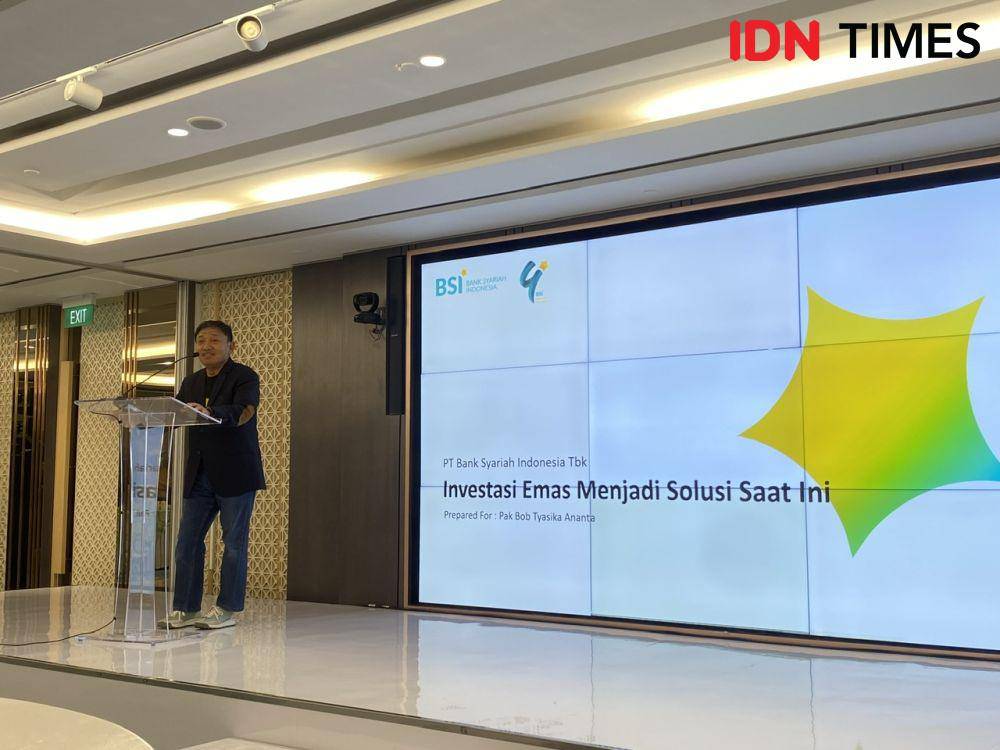 Plt Direktur Utama PT Bank Syariah Indonesia Tbk atau BSI, Bob Tyasika Ananta. (IDN Times/Vadhia Lidyana)
