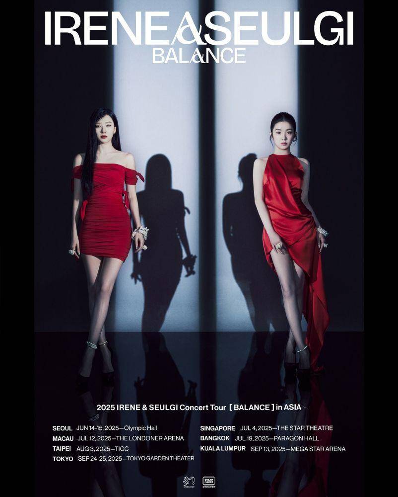 poster konser Irene dan Seulgi Red Velvet (instagram.com/redvelvet.smtown)